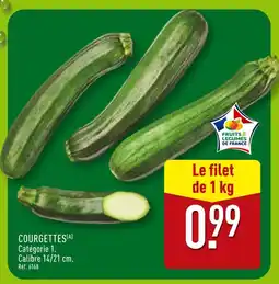 ALDI Courgettes offre