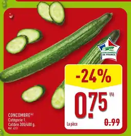 ALDI Concombre offre