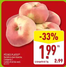 ALDI Pêches plates offre