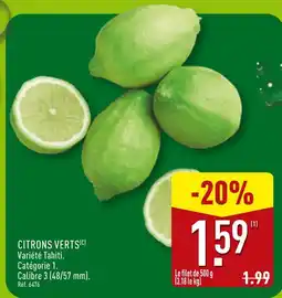ALDI Citrons verts offre