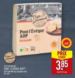 ALDI PAYS GOURMAND Pont-l'Évêque AOP Normandie offre