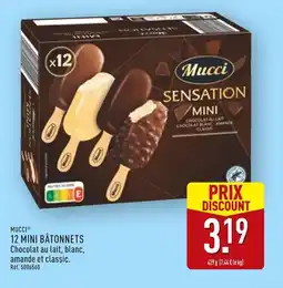 ALDI MUCCI Sensation Mini 12 Mini Bâtonnets offre