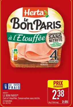 ALDI HERTA Le Bon Paris à l'Etouffée offre