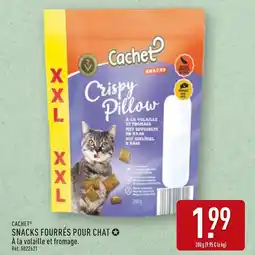 ALDI CACHET Snacks Fourrés Pour Chat Crispy Pillow offre
