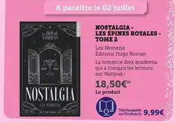 Super U NOSTALGIA - LES ÉPINES ROYALES - TOME 2 offre