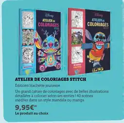 Super U ATELIER DE COLORIAGES STITCH offre