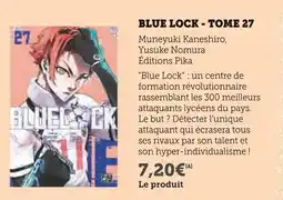 Super U Blue lock - tome 27 offre