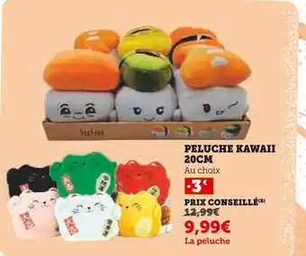 Super U Peluche Kawaii 20cm offre