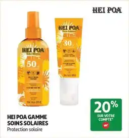 Auchan Hei poa gamme soins solaires offre