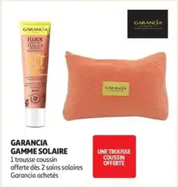 Auchan Garancia gamme solaire offre
