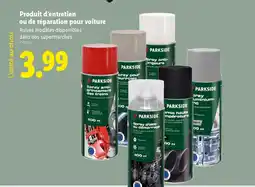 Lidl Produit d'entretien ou de réparation pour voiture offre