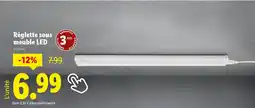 Réglette sous meuble LED