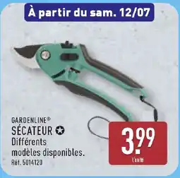 ALDI GARDENLINE Sécateur offre