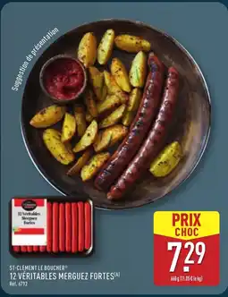 ALDI ST-CLÉMENT LE BOUCHER 12 véritables merguez fortes offre