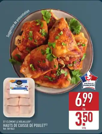 ALDI ST-CLÉMENT LE VOLAILLER Hauts de cuisse de poulet offre