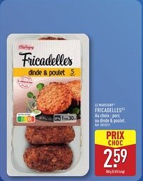 ALDI LE MARSIGNY Fricadelles offre