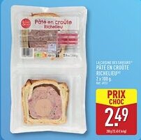 ALDI LA CUISINE DES SAVEURS Pâté en croûte richelieu offre