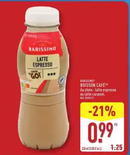 ALDI BARISSIMO Boisson café offre