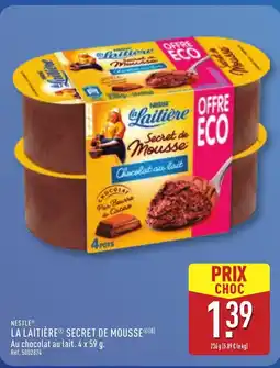 ALDI LA LAITIÈRE Secret de mousse offre