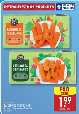 ALDI SPEISE ZEIT Bâtonnets de légumes offre