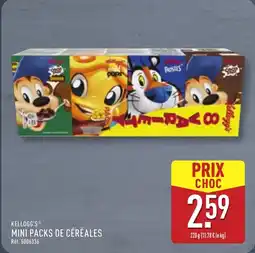 ALDI KELLOGG'S Mini packs de céréales offre