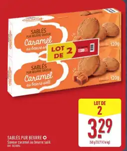 ALDI Sablés pur beurre offre