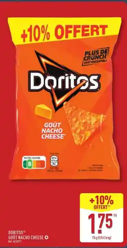 ALDI DORITOS Goût nacho cheese offre