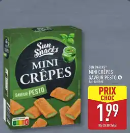 ALDI SUN SNACKS Mini crêpes saveur pesto offre