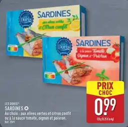 ALDI LES DORIS Sardines offre