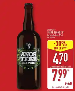 ALDI ANOSTEKE Bière blonde 8° offre
