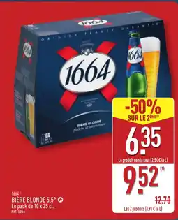 ALDI 1664 Bière blonde 5,5° offre