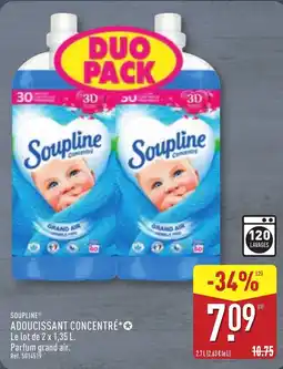 ALDI SOUPLINE Adoucissant concentré offre
