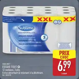 ALDI SUBLIMO Essuie-tout offre