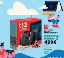 Super U Nintendo - pack console switch 2 + mario kart world offre