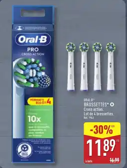ALDI ORAL-B Brossettes offre