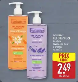 ALDI EVOLUDERM Gel douche offre