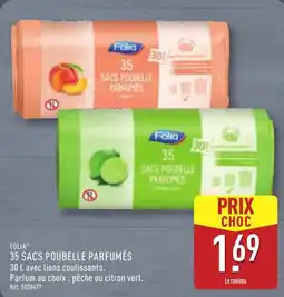 ALDI FOLIA 35 sacs poubelle parfumés offre