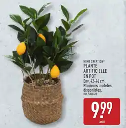 ALDI HOME CREATION Plante artificielle en pot offre
