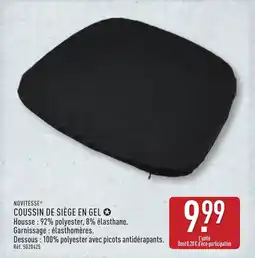 ALDI NOVITESSE Coussin de siège en gel offre