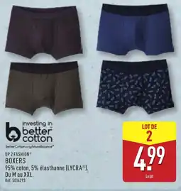 ALDI UP 2 FASHION Boxers offre