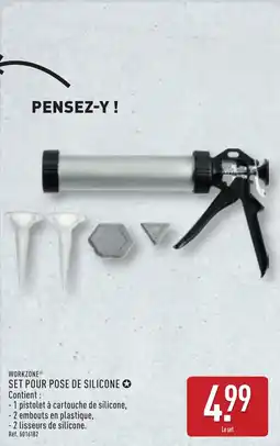 ALDI WORKZONE Set pour pose de silicone offre