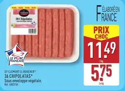 ALDI ST-CLÉMENT LE BOUCHER 36 chipolatas offre