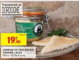 Intermarché Verrine de foie entier canard laleu offre