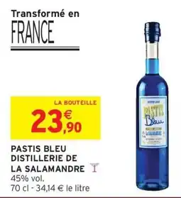 Intermarché Pastis bleu distillerie de la salamandre offre