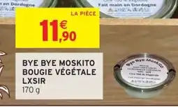 Intermarché Bye bye moskito bougie végétale lxsir offre