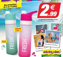 Bazarland La gourde brumisateur 2 en 1 offre
