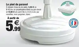 Bazarland Le pied de parasol offre