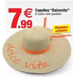 Bazarland Capeline "Dolcevita" offre