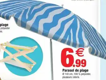 Bazarland Parasol de plage offre