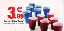 Bazarland Jeu du "Bière Pong" offre